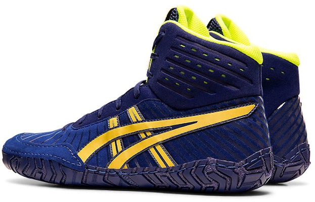 ASICS Aggressor 4 'Drive Blue Rich Gold' 1081A001-400 Shop ASICS Aggressor 4 'Drive Blue Rich Gold' 1081A001-400
