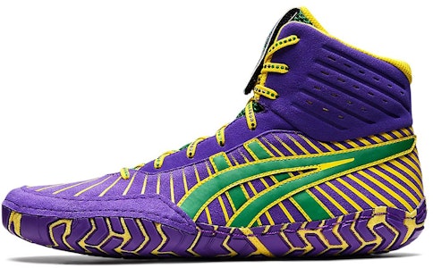 Asics 侵略者 4 舒適耐磨摔角鞋 男女同款 黛紫黃 Buy Asics 侵略者 4 舒適耐磨摔角鞋 男女同款 黛紫黃