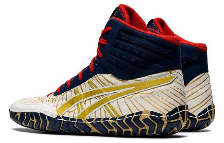 Shop ASICS Aggressor 4 'Putih Biru Kuning' 1081A023-100