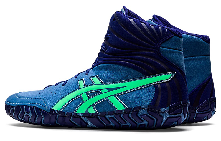 Shop ASICS Aggressor 5 ''Azur New Leaf'' 1081A048-400