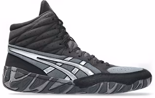 ASICS Aggressor 6 Wrestling Shoes Black/Pure Silver 1081A067-001 ASICS Aggressor 6 Wrestling Shoes Black/Pure Silver 1081A067-001