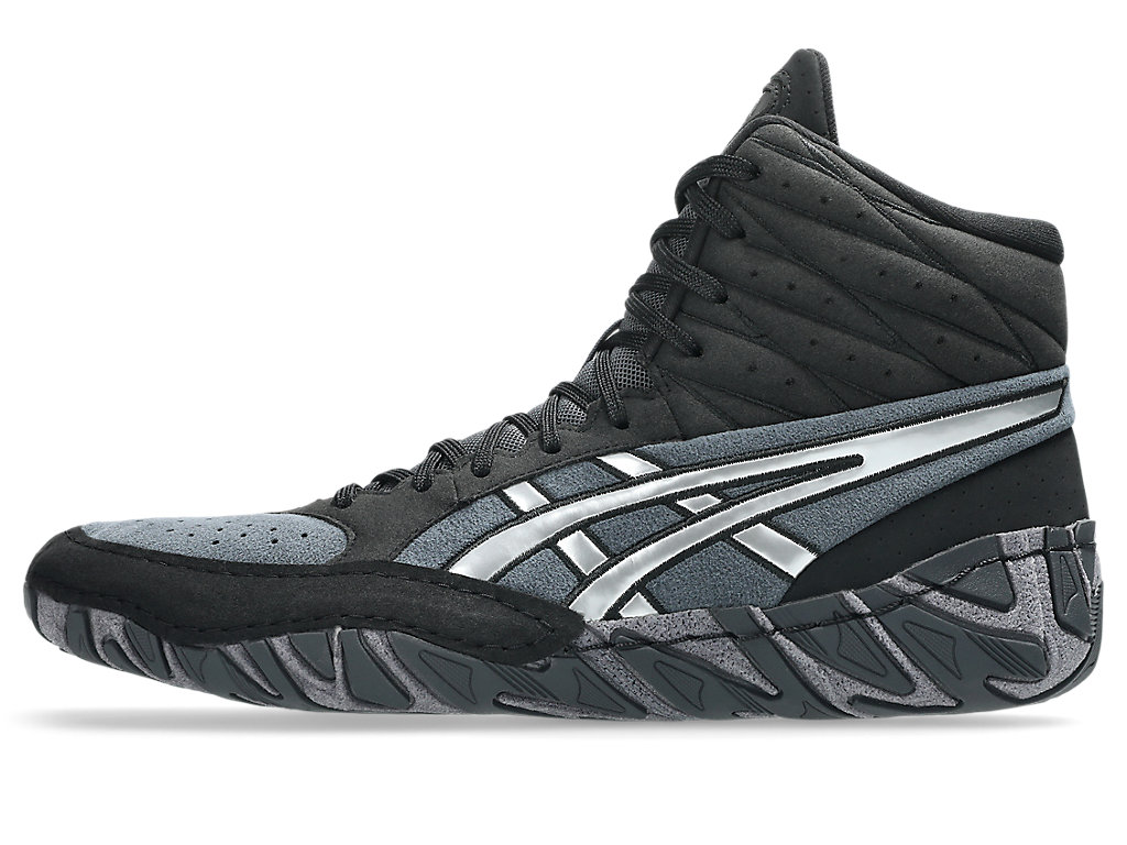 Cheap ASICS Aggressor 6 摔跤鞋 黑色/纯银色 1081A067-001