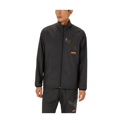ASICS AIM-TRG Tricot Lining Black Soft Comfort Long-Sleeve Jacket 2031E730-002
