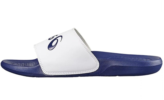 ASICS AS003 'Comfort Slip-Resistant Sport Slides White Blue' P72NS-4901 Buy ASICS AS003 'Comfort Slip-Resistant Sport Slides White Blue' P72NS-4901