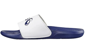 ASICS AS003 'Comfort Slip-Resistant Sport Slides White Blue' P72NS-4901 ASICS AS003 'Comfort Slip-Resistant Sport Slides White Blue' P72NS-4901