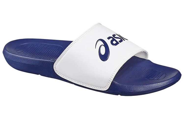 Lookbook ASICS AS003 'Comfort Slip-Resistant Sport Slides White Blue' P72NS-4901