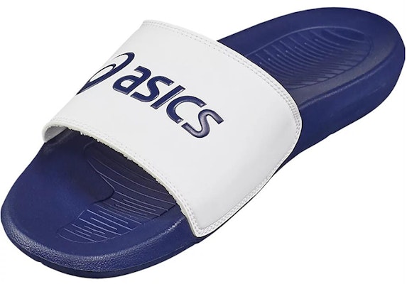 ASICS AS003 白蓝防滑舒适运动拖鞋 P72NS-4901 Shop ASICS AS003 白蓝防滑舒适运动拖鞋 P72NS-4901