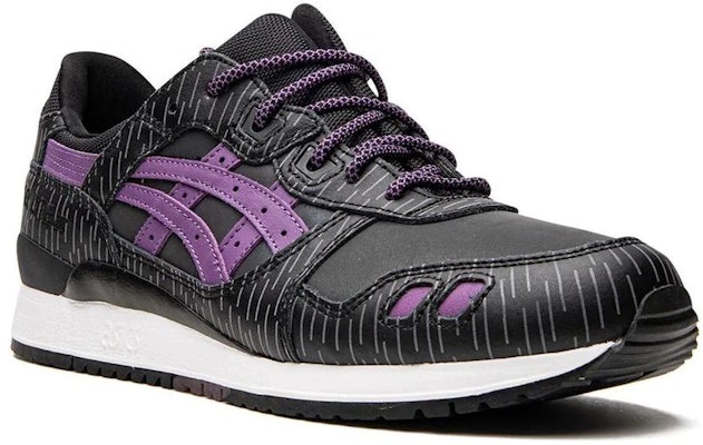 Atmos x Asics Gel-Lyte 3 III“午夜東京”低帮跑步鞋 男女同款 黑紫色 Lookbook Atmos x Asics Gel-Lyte 3 III“午夜東京”低帮跑步鞋 男女同款 黑紫色