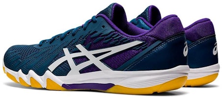 ASICS Attack Bladelyte 4 'Mako Blue' 马克蓝专业羽球鞋 1073A001-405 Shop ASICS Attack Bladelyte 4 'Mako Blue' 马克蓝专业羽球鞋 1073A001-405