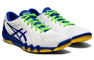 Asics Attack Bladelyte 4 低筒 跑步鞋 給男女 白藍色 Lookbook Asics Attack Bladelyte 4 低筒 跑步鞋 給男女 白藍色