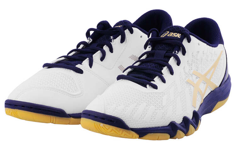 Lookbook アシックス アタック ブレードライト 4 白/青 1073A001-100