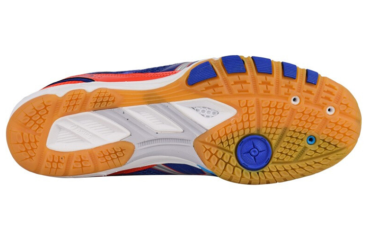 Shop ASICS Attack Excounter Kasut Biru/Merah TPA327-4993