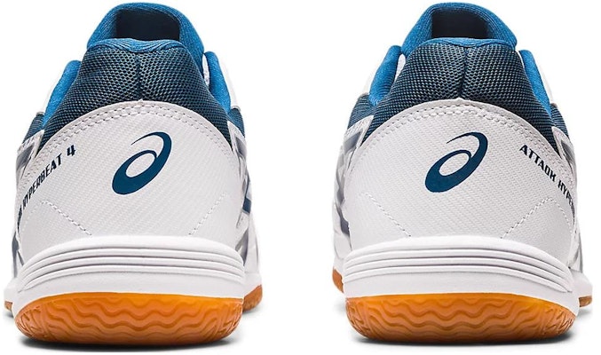 ASICS Attack Hyperbeat 4 'Putih Mako Biru' 1073A056-100 Lookbook ASICS Attack Hyperbeat 4 'Putih Mako Biru' 1073A056-100