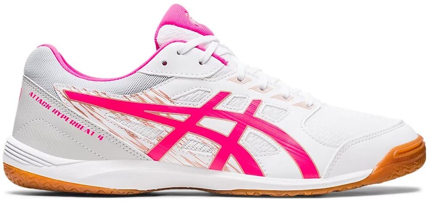 女士 ASICS Attack Hyperbeat 4 '白色 粉紅光' 1073A056-101 Order 女士 ASICS Attack Hyperbeat 4 '白色 粉紅光' 1073A056-101