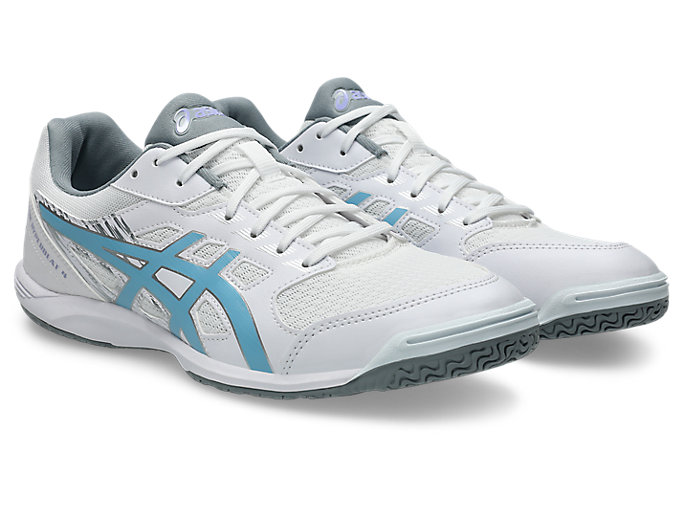 Order ASICS Attack Hyperbeat 4 室內球鞋 白/極地天藍 1073A056-102