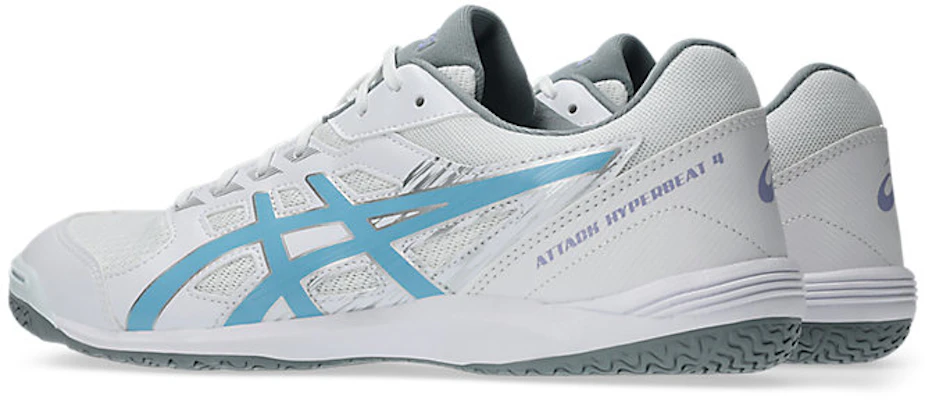 ASICS Attack Hyperbeat 4 室內球鞋 白/極地天藍 1073A056-102 Lookbook ASICS Attack Hyperbeat 4 室內球鞋 白/極地天藍 1073A056-102