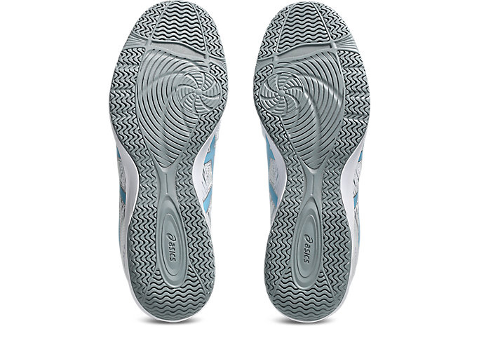 Sizing ASICS Attack Hyperbeat 4 室內球鞋 白/極地天藍 1073A056-102