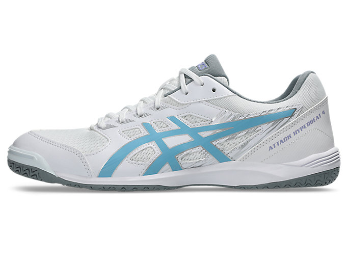 Cheap ASICS Attack Hyperbeat 4 室內球鞋 白/極地天藍 1073A056-102