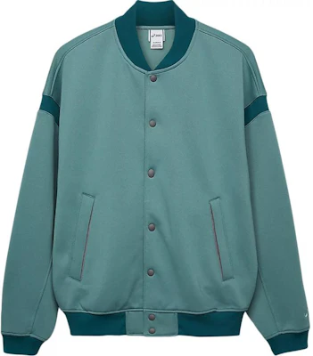 Chaqueta Unisex ASICS AW24 Knit Varsity SportStyle en Verde Celadón 2203A284-300 Order Chaqueta Unisex ASICS AW24 Knit Varsity SportStyle en Verde Celadón 2203A284-300