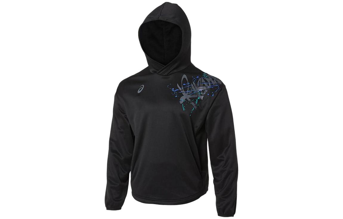 ASICS Black Casual Pullover Hoodie 2121A325-001