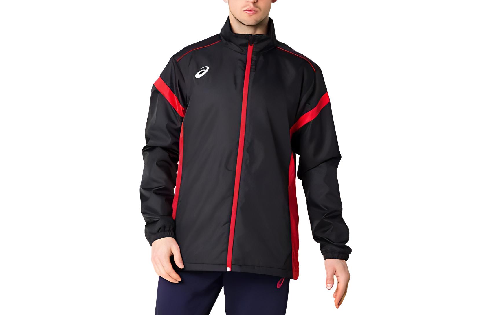 ASICS Black Colorblock Zip-Up Track Jacket 2031A898-001