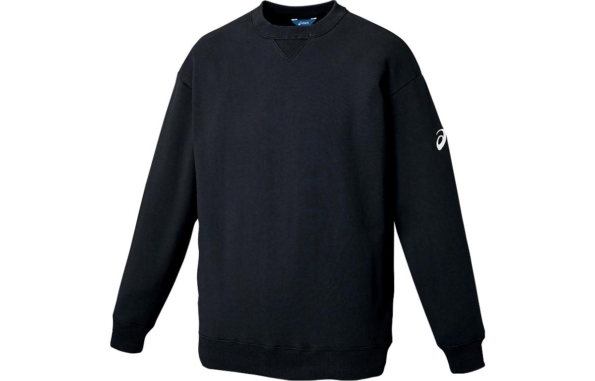 ASICS Black Crewneck Oversized Long-Sleeve Sweatshirt XB6010-90