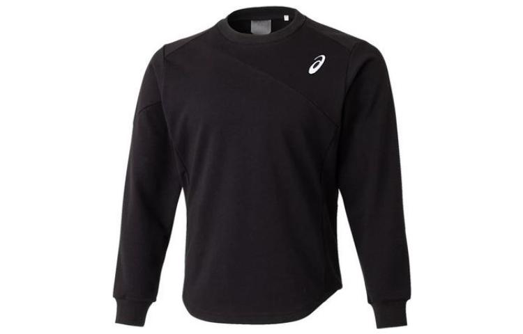 ASICS Black Crewneck Sweatshirt with Logo Print Long Sleeve 2121A244-001