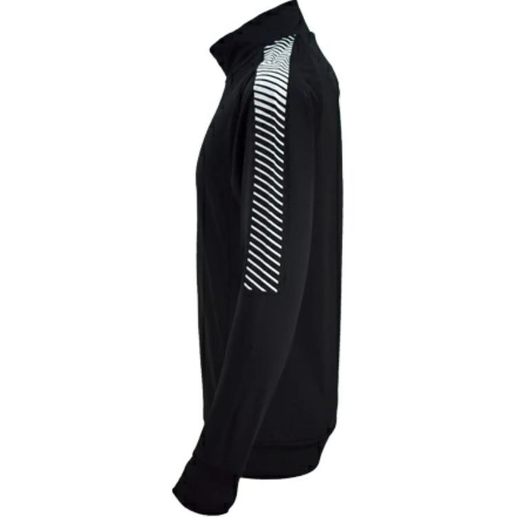 ASICS Black Graphic Print Half-Zip Pullover Long-Sleeve Sweatshirt 2101A057-001