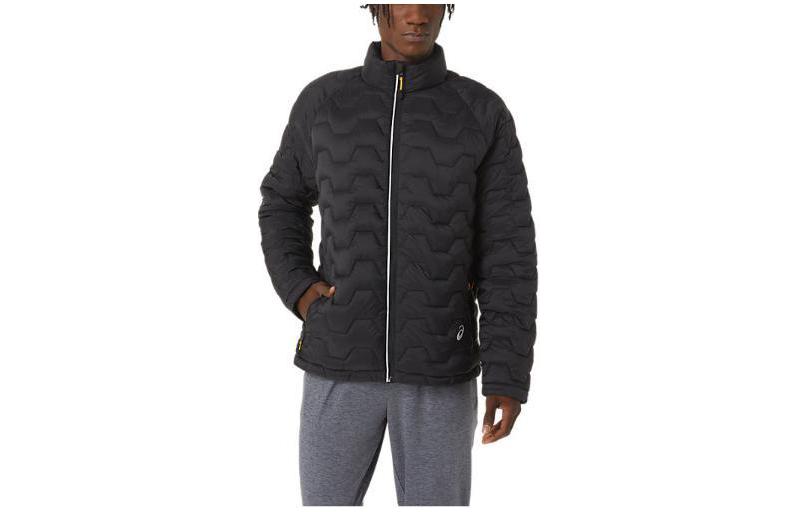 ASICS Black High-Neck Zip-Up Jacket 2031B906-001