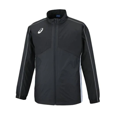 ASICS Black Logo Print Zip-Up Track Jacket 2031A243-001