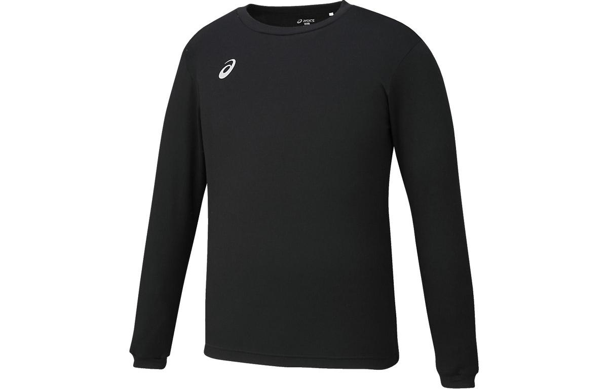 ASICS Black Logo Printed Long-Sleeve Crewneck Sweatshirt XA6189-90