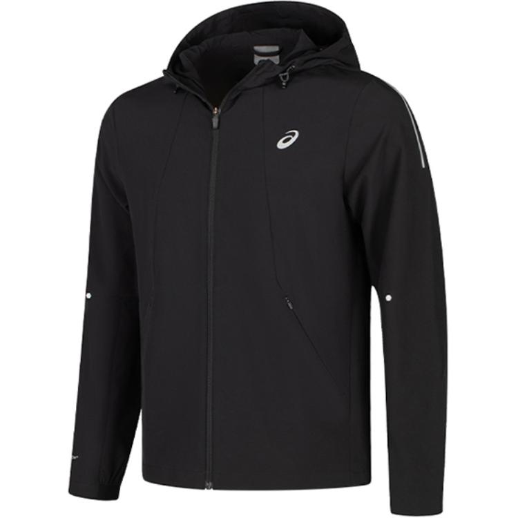 Shop Jaket Lari Hitam ASICS - Selesa, Bernafas & Reka Bentuk Serbaguna 2011D064-001