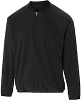 ASICS Black Solid Color Zip-Up Collarless Jacket 2121A334-001 ASICS Black Solid Color Zip-Up Collarless Jacket 2121A334-001