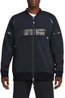 ASICS Black Solid Color Zip-Up Track Jacket with Stand Collar 2191A372-001 ASICS Black Solid Color Zip-Up Track Jacket with Stand Collar 2191A372-001