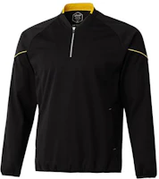 ASICS Black Solid Pullover Jacket with High Collar Long Sleeves 2121A248-001 ASICS Black Solid Pullover Jacket with High Collar Long Sleeves 2121A248-001