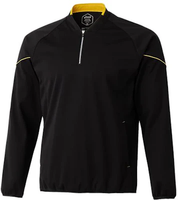 ASICS Black Solid Pullover Jacket with High Collar Long Sleeves 2121A248-001 Buy ASICS Black Solid Pullover Jacket with High Collar Long Sleeves 2121A248-001