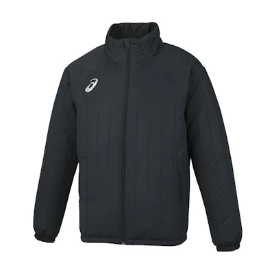 ASICS Black Stripe Pattern Logo Long Sleeve Jacket XSW229-90