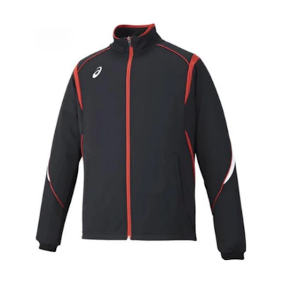 ASICS Black Striped Print Zip-Up Long-Sleeve Track Jacket 2031D814-002