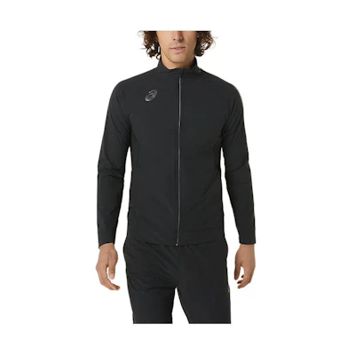 ASICS Black Zip-Up High Collar Jacket 2101A211-001