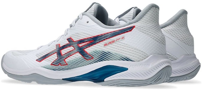 ASICS Blade FF 2 ''白色 Mako 蓝色'' 1071A117-100 Shop ASICS Blade FF 2 ''白色 Mako 蓝色'' 1071A117-100