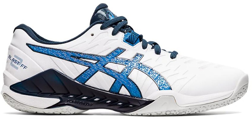 ASICS Blast FF 2 Badminton Shoes 'White Blue' 1071A044-101 Order ASICS Blast FF 2 Badminton Shoes 'White Blue' 1071A044-101