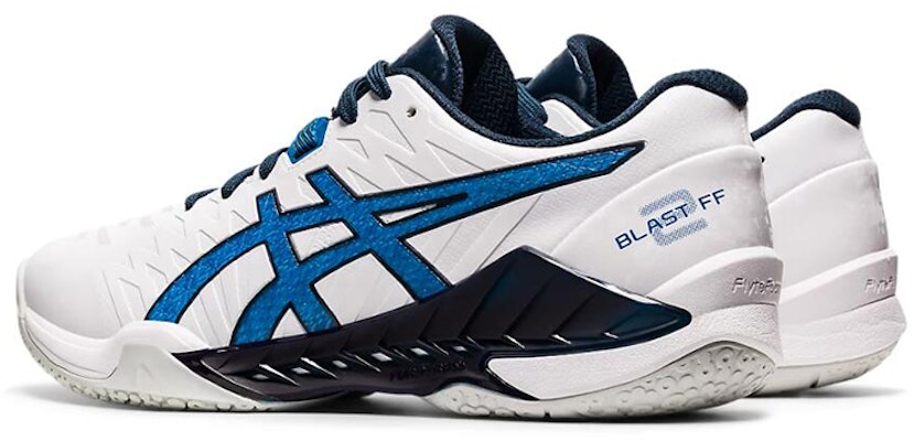 ASICS Blast FF 2 Badminton Shoes 'White Blue' 1071A044-101 Shop ASICS Blast FF 2 Badminton Shoes 'White Blue' 1071A044-101