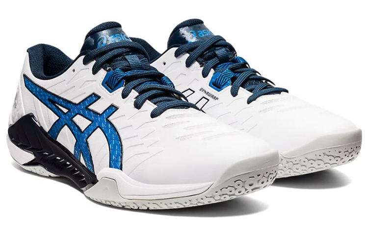 Lookbook Kasut Badminton ASICS Blast FF 2 'Putih Biru' 1071A044-101