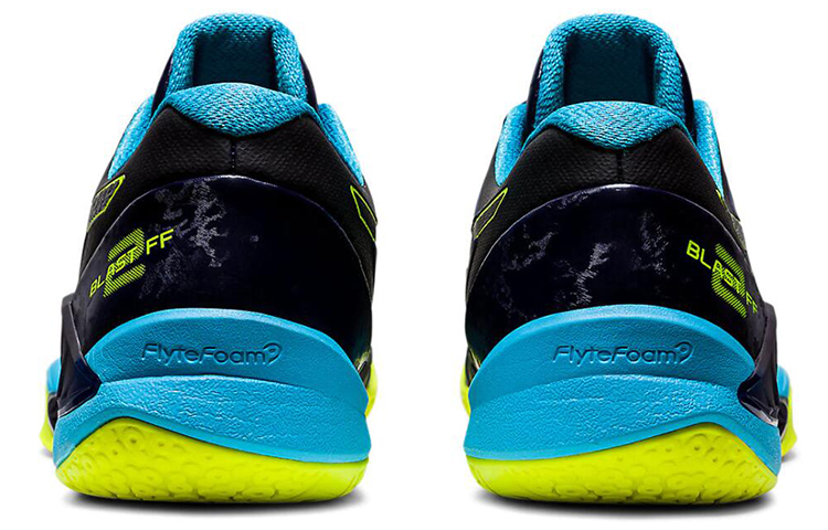 Shop ASICS Blast FF 2 跑鞋 黑/蓝/黄 1071A044-400
