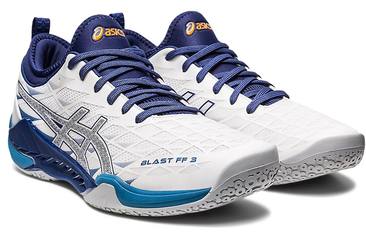 Lookbook ASICS Blast FF 3 ''Weiß Tiefes Ozeanblau'' 1071A076-100