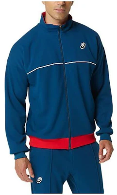 ASICS Jaket Biru Full-Zip dengan Detail Emblem dan Desain Warna Solid 2043A022-412 Buy ASICS Jaket Biru Full-Zip dengan Detail Emblem dan Desain Warna Solid 2043A022-412