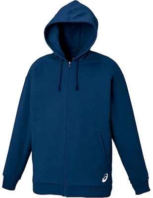 ASICS Blue Hoodie with Solid Logo Print and Full-Zip Design XB6009-50 Buy ASICS Blue Hoodie with Solid Logo Print and Full-Zip Design XB6009-50