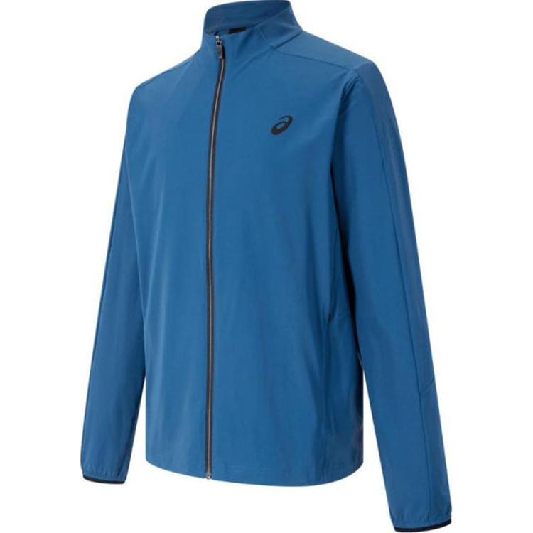 ASICS Blue Logo Long-Sleeve Casual Jacket 2031E854-400