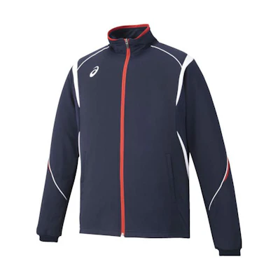 ASICS Blue Patterned Print Zip-Up Track Jacket 2031D814-400