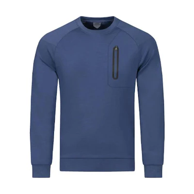 ASICS Blue Pullover Sweatshirt with Letter Print 2031E112-400